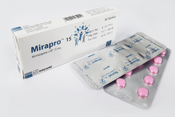 Picture of Tablet Mirapro 15 mg